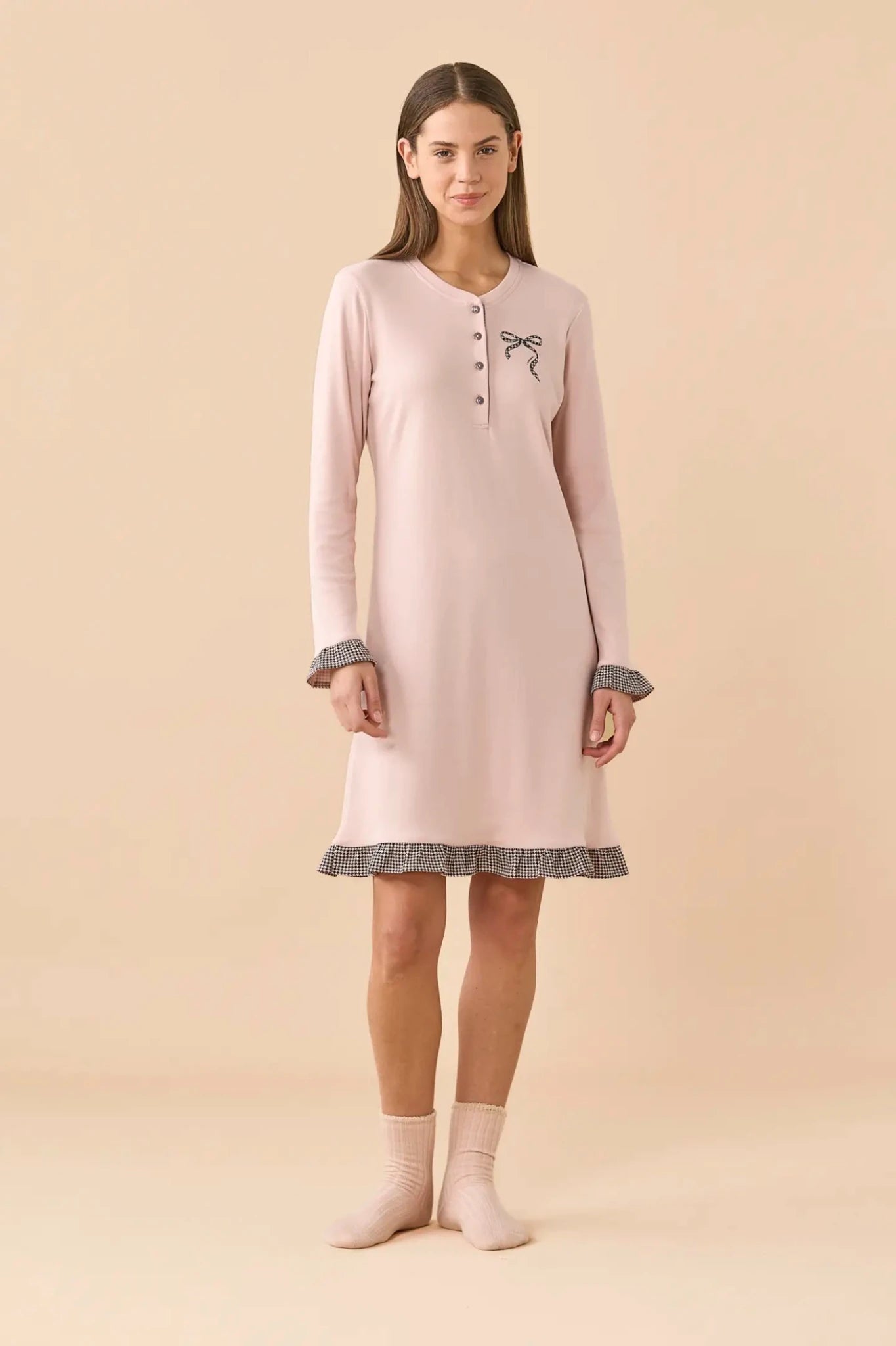 Noi Di Notte Camicia Serafino da Donna LA3621 - Biancheria da sogno Pedata