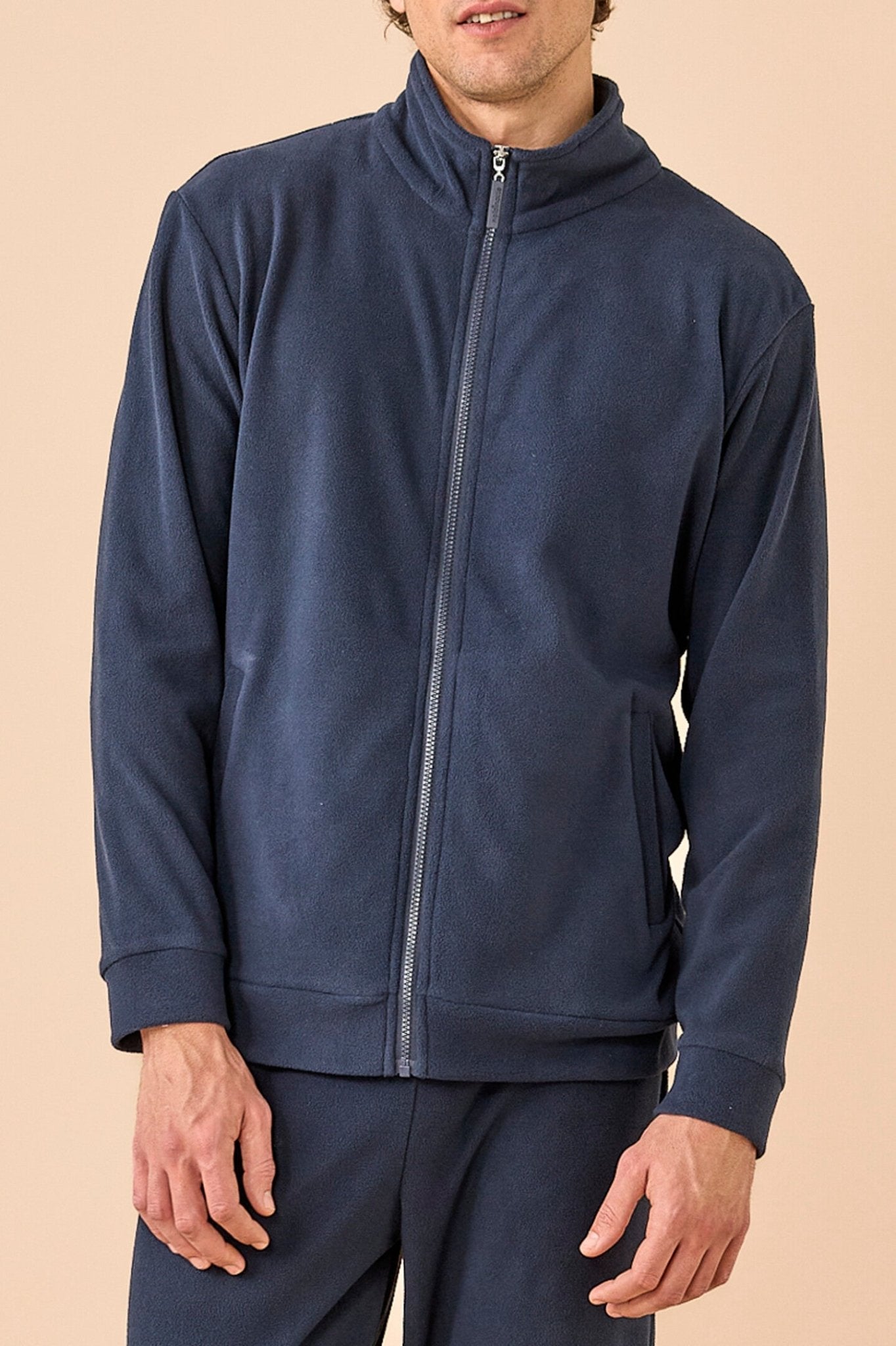 Noi Di Notte Pigiama Micropile Full Zip FC3379 - Biancheria da sogno Pedata
