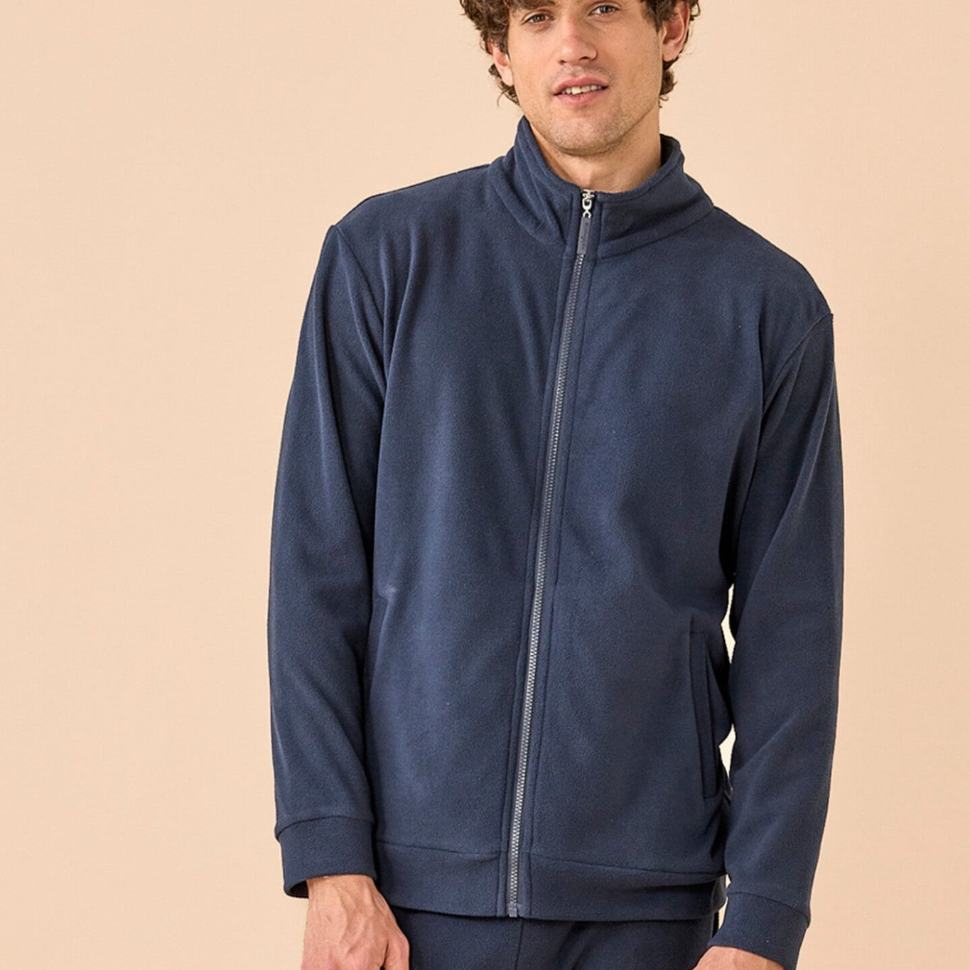 Noi Di Notte Pigiama Micropile Full Zip FC3379 - Biancheria da sogno Pedata