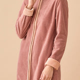 Noi Di Notte Vestaglia Calibrata Donna in Micropile GE3225 - Biancheria da sogno Pedata
