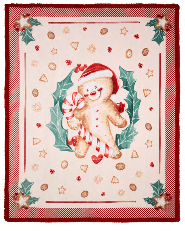 Nuvole di Stoffa Plaid con Scatola 130x160cm - Delicious - Biancheria da sogno Pedata