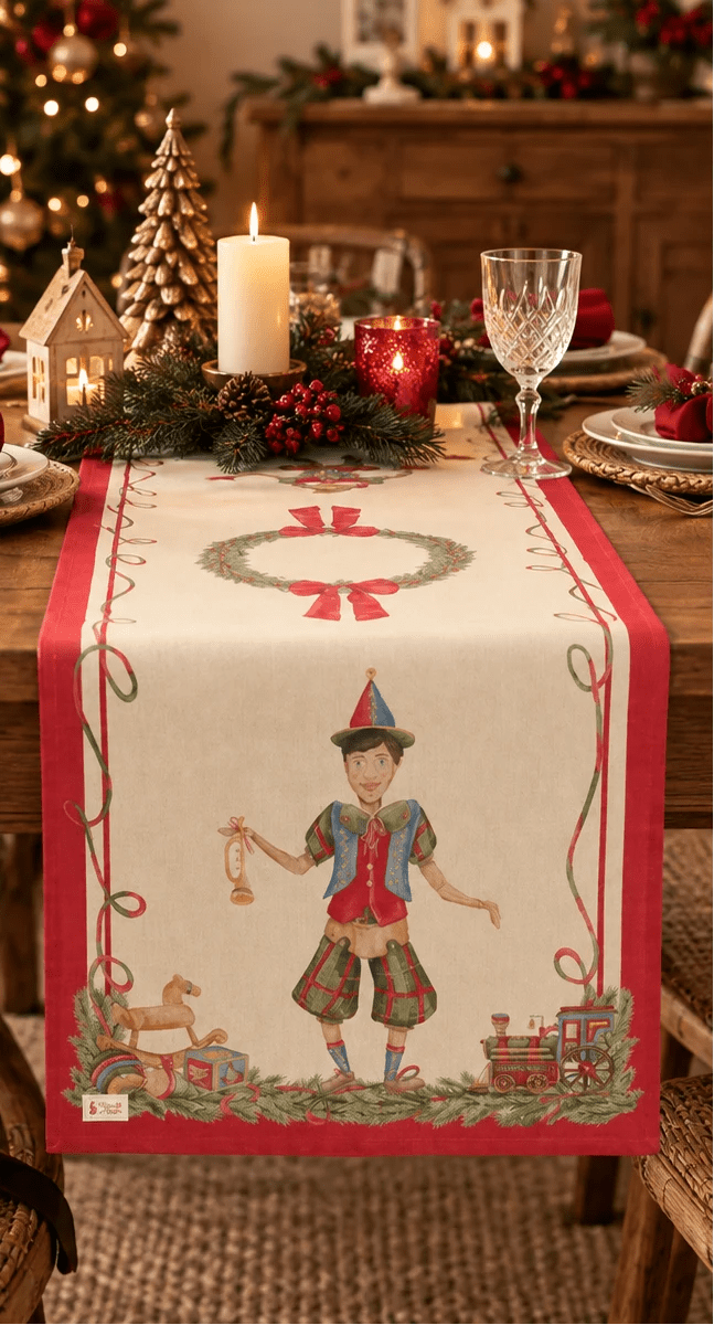 Nuvole Di Stoffa Runner 50x150Cm Vintage Toys - Biancheria da sogno Pedata