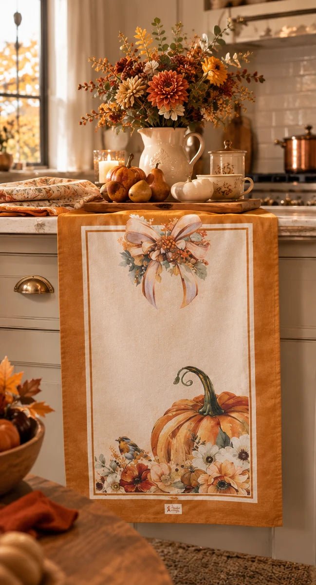 Nuvole Di Stoffa Strofinaccio 50x70CM Racconto D'Autunno - Biancheria da sogno Pedata