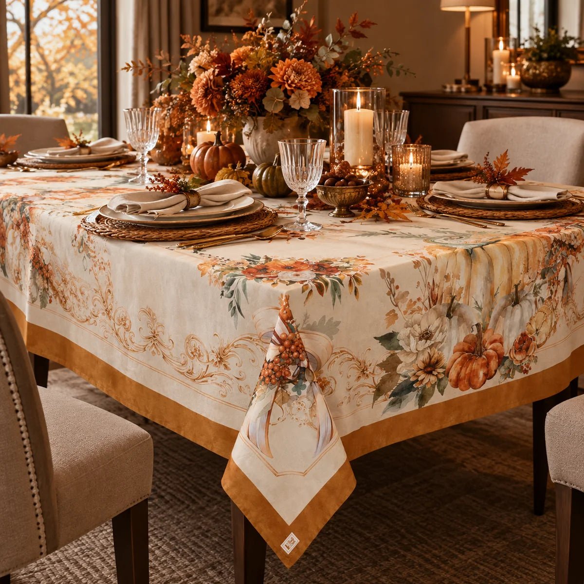 Nuvole Di Stoffa Tovaglia 160x260Cm Racconti D'Autunno - Biancheria da sogno Pedata