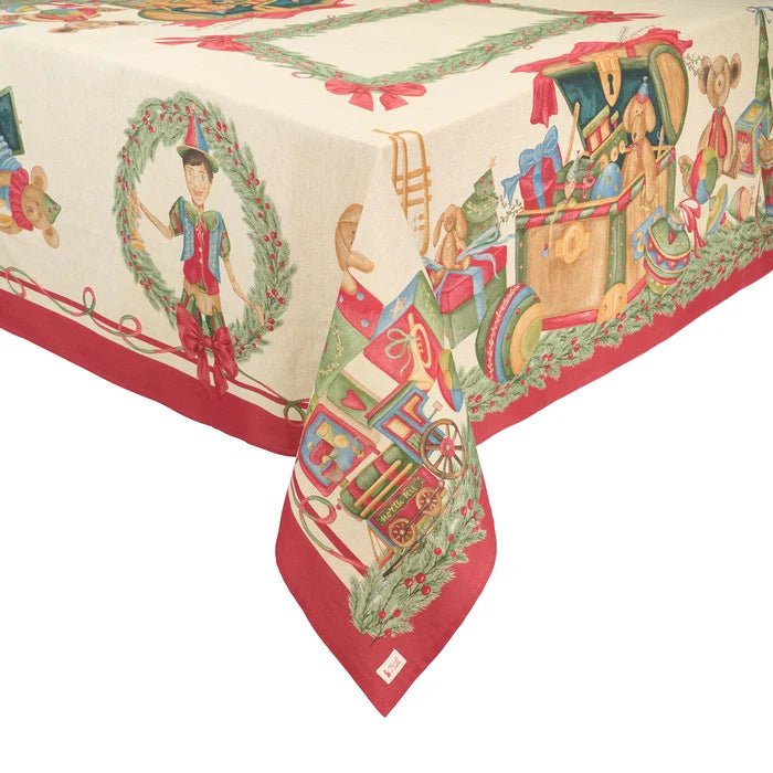 Nuvole Di Stoffa Tovaglia 160x260Cm Vitage Toys - Biancheria da sogno Pedata