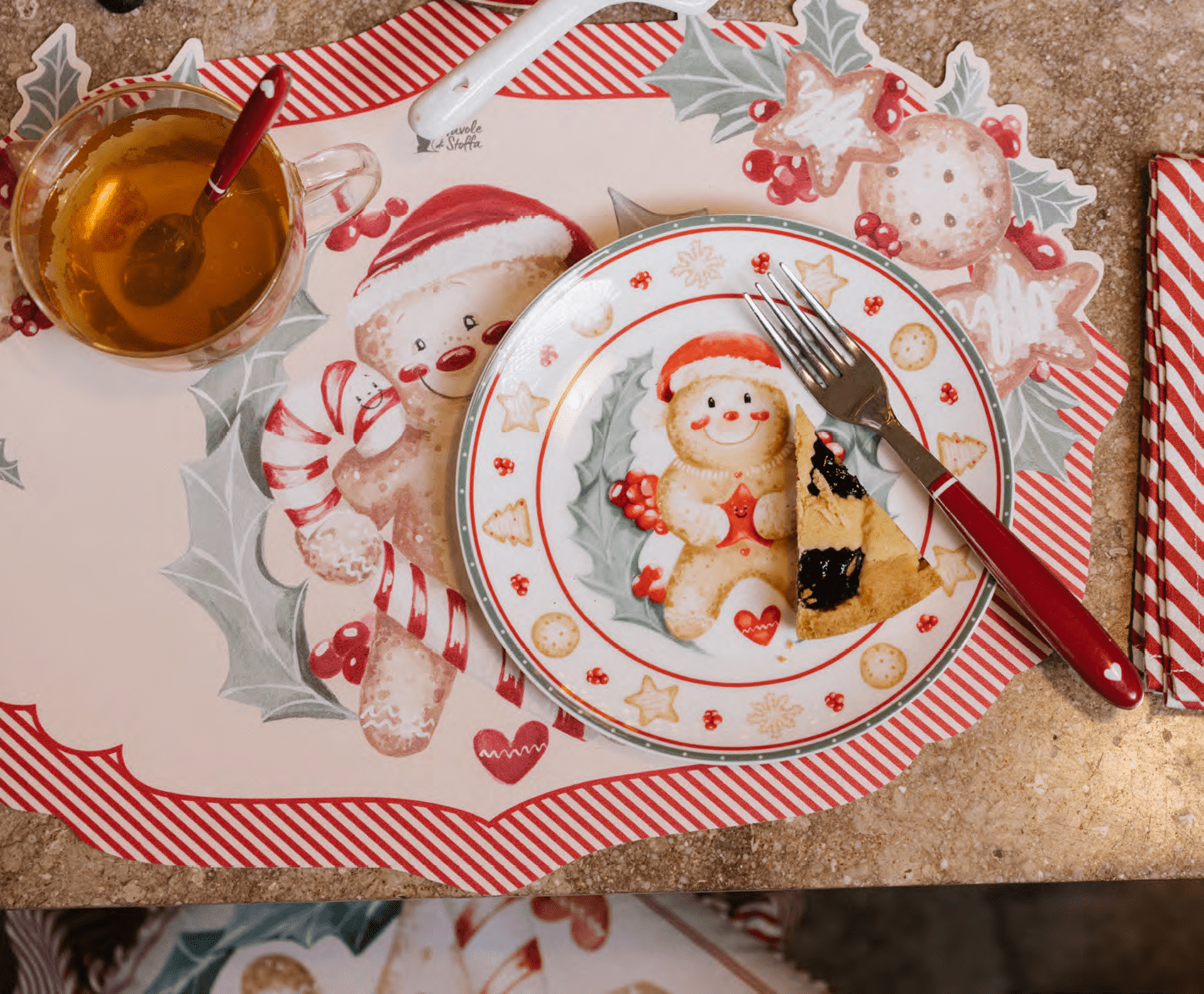 Nuvole Di Stoffa Tovaglietta Americana Delicious - Biancheria da sogno Pedata