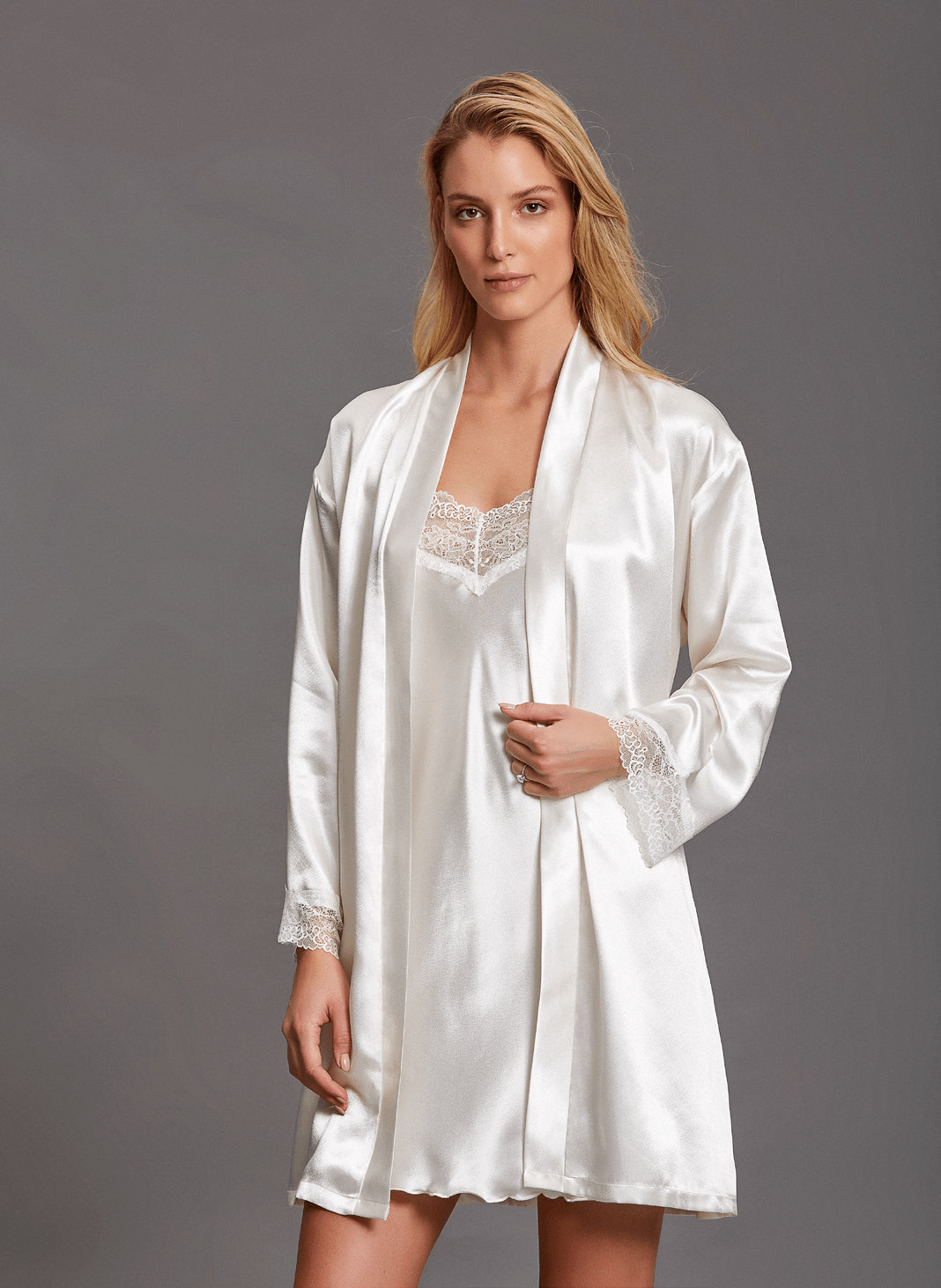 Parure Andra in Raso 4011 - Biancheria da sogno Pedata