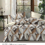 Parure Copripiumino Matrimoniale GFFerrari Elite - Biancheria da sogno Pedata