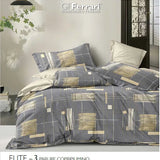 Parure Copripiumino Matrimoniale GFFerrari Elite - Biancheria da sogno Pedata