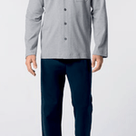 Pigiama Aperto Caldo Cotone Uomo Perofil VPRT93211 - Biancheria da sogno Pedata