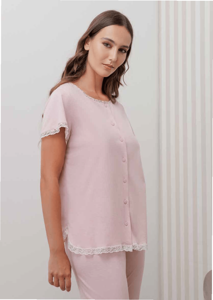 Pigiama Aperto Donna M/M P/L Andra 9934 - Biancheria da sogno Pedata