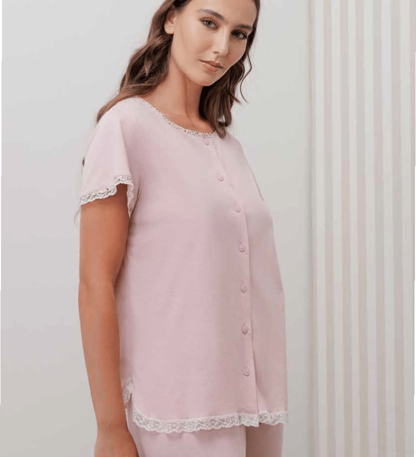 Pigiama Aperto Donna M/M P/L Andra 9934 - Biancheria da sogno Pedata