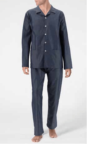 Pigiama Aperto Uomo Cotone Perofil VPRT00260 - Biancheria da sogno Pedata