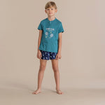 Pigiama Bambino Noi di Notte FE2491 - Biancheria da sogno Pedata