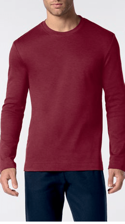 Pigiama Caldo Cotone Girocollo Uomo Perofil VPRT93199 - Biancheria da sogno Pedata