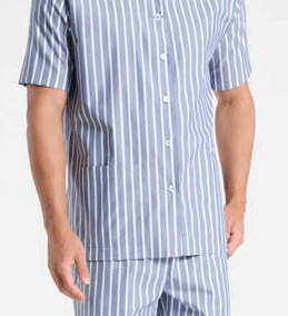 Pigiama Corto Aperto Uomo Lyocell Aperto Perofil VPRT93380 - Biancheria da sogno Pedata