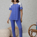 Pigiama Donna Aperto M/M P/L Amadine D3076 - Biancheria da sogno Pedata