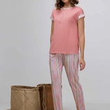 Pigiama Donna Aperto M/M P/L Amadine D3133 - Biancheria da sogno Pedata