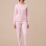 Pigiama Donna Caldo Cotone Noi di Notte FA9188AS - Biancheria da sogno Pedata