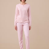 Pigiama Donna Caldo Cotone Noi di Notte FA9188AS - Biancheria da sogno Pedata