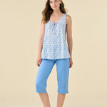 Pigiama Donna Calibrato Pescatore Noi DI Notte FA9582 - Biancheria da sogno Pedata