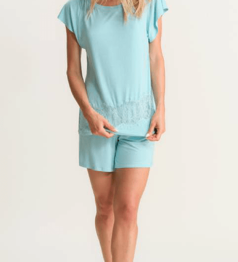 Pigiama Donna Corto in Viscosa Pepita 4045 Sveva - Biancheria da sogno Pedata