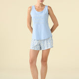 Pigiama Donna Cotone S/L P/C Noi DI Notte FA9613 - Biancheria da sogno Pedata