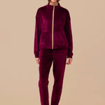 Pigiama Donna in Ciniglia con Zip Noi Di Notte FA9350 - Biancheria da sogno Pedata