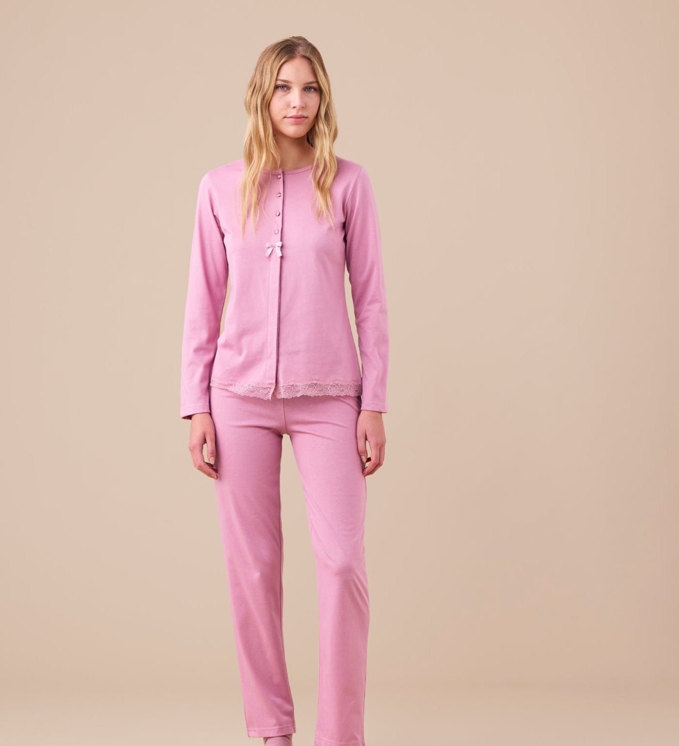 Pigiama Donna Jersey Noi di Notte FA9302AS - Biancheria da sogno Pedata