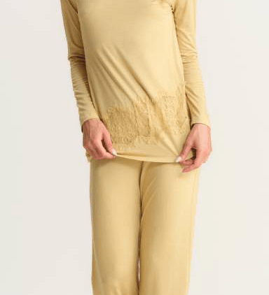 Pigiama Donna Lungo in Viscosa Pepita 4044 Sveva - Biancheria da sogno Pedata