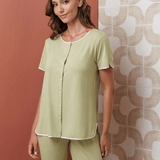 Pigiama Donna M/M P/L Aperto in Bambu Andra 9987 - Biancheria da sogno Pedata