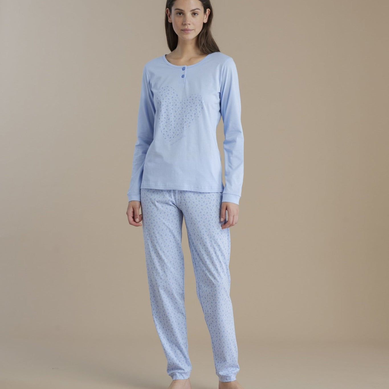 Pigiama Donna Noi di Notte FA9006 - Biancheria da sogno Pedata