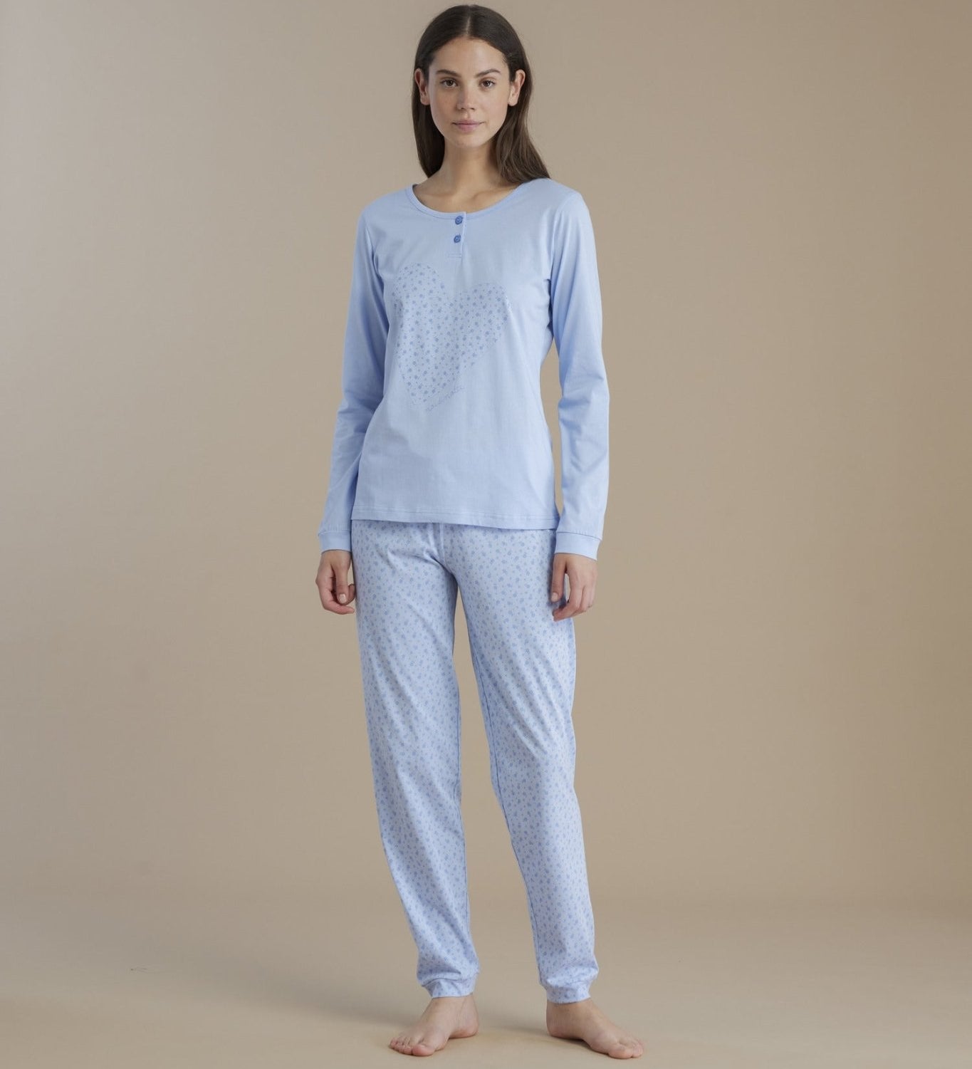 Pigiama Donna Noi di Notte FA9006 - Biancheria da sogno Pedata