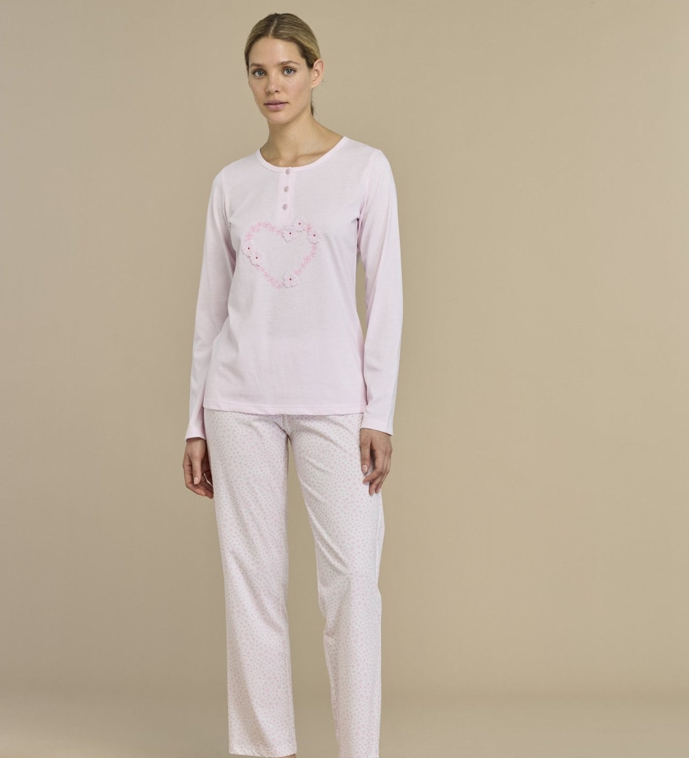 Pigiama Donna Noi di Notte FA9013 - Biancheria da sogno Pedata