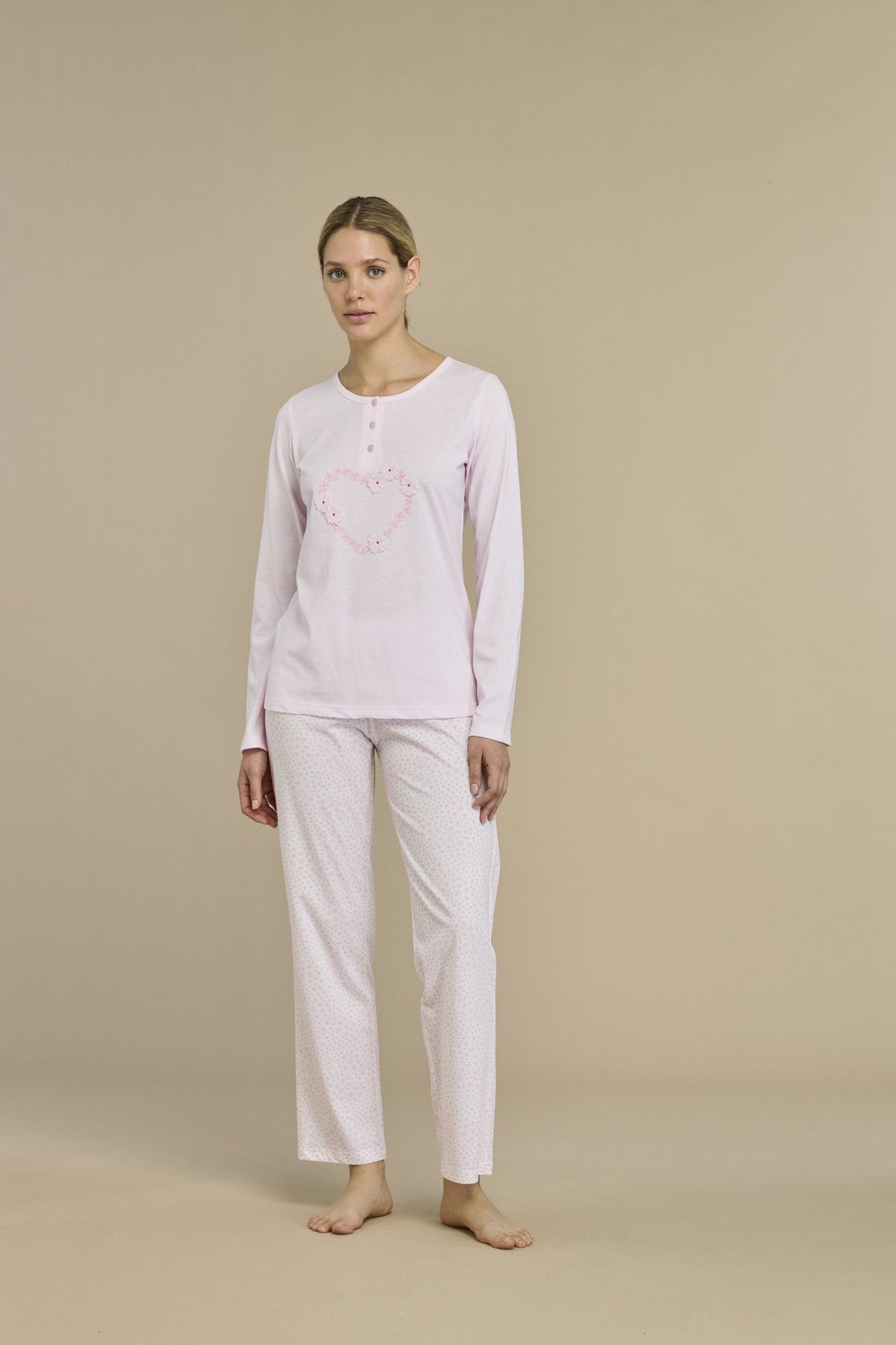 Pigiama Donna Noi di Notte FA9013 - Biancheria da sogno Pedata