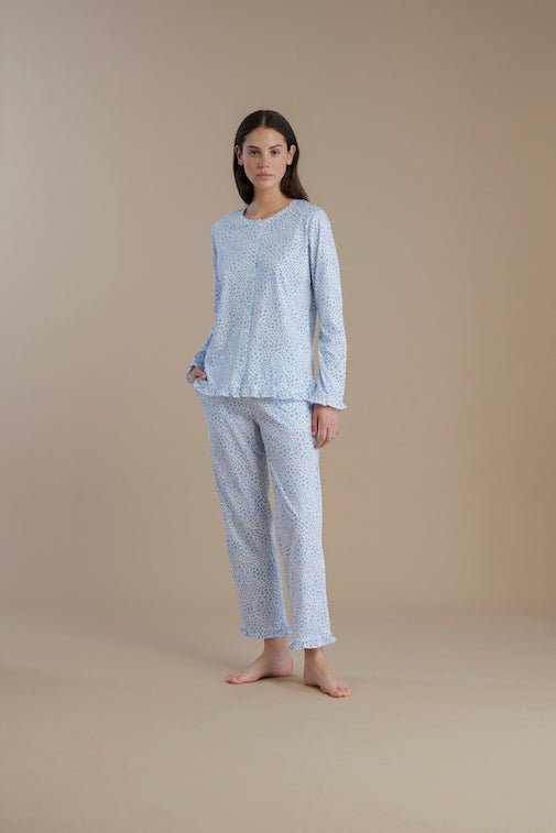 Pigiama Donna Noi di Notte FA9023 - Biancheria da sogno Pedata