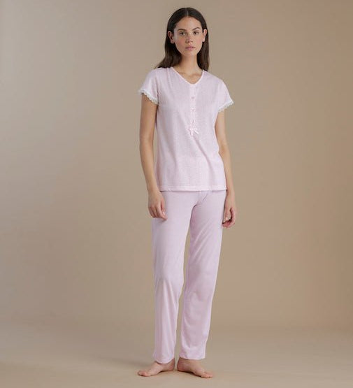 Pigiama Donna Noi di Notte FA9031 - Biancheria da sogno Pedata