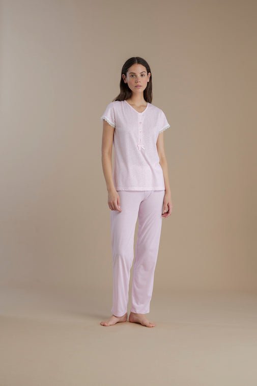 Pigiama Donna Noi di Notte FA9031 - Biancheria da sogno Pedata