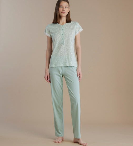 Pigiama Donna Noi di Notte FA9031 - Biancheria da sogno Pedata