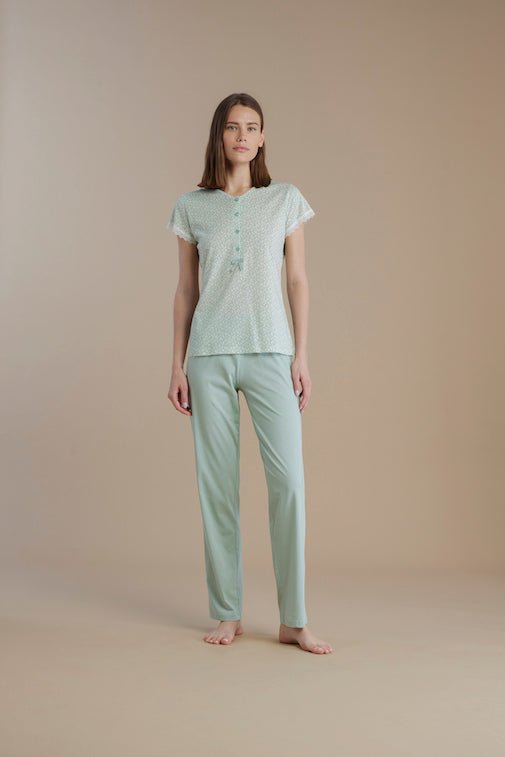 Pigiama Donna Noi di Notte FA9031 - Biancheria da sogno Pedata