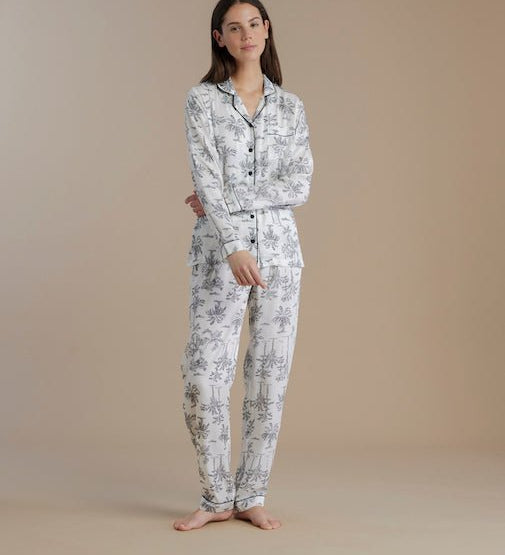 Pigiama Donna Noi di Notte FA9048 - Biancheria da sogno Pedata