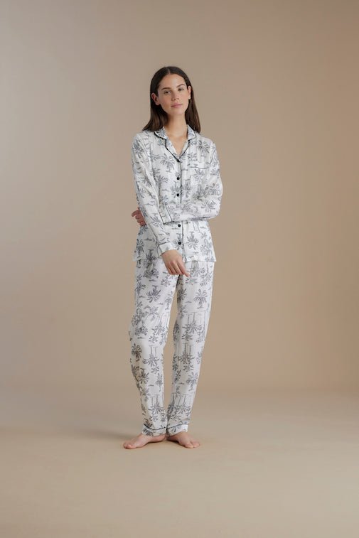 Pigiama Donna Noi di Notte FA9048 - Biancheria da sogno Pedata