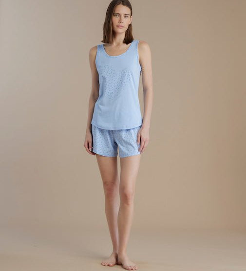 Pigiama Donna Noi di Notte FA9049 - Biancheria da sogno Pedata