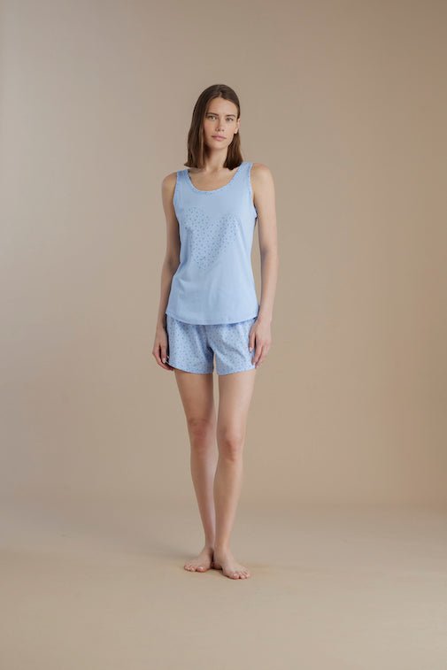 Pigiama Donna Noi di Notte FA9049 - Biancheria da sogno Pedata