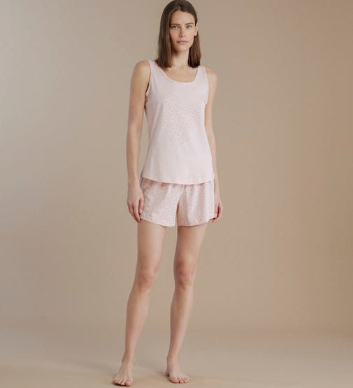 Pigiama Donna Noi di Notte FA9049 - Biancheria da sogno Pedata