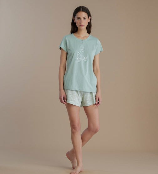 Pigiama Donna Noi di Notte FA9074 - Biancheria da sogno Pedata