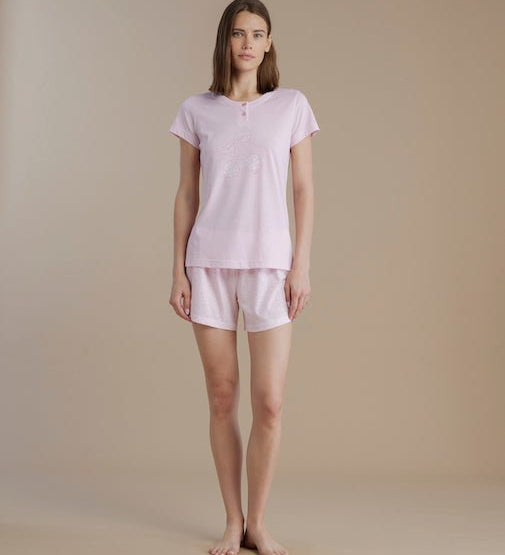 Pigiama Donna Noi di Notte FA9074 - Biancheria da sogno Pedata