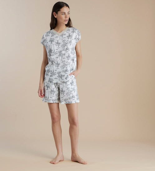 Pigiama Donna Noi di Notte FA9083 - Biancheria da sogno Pedata