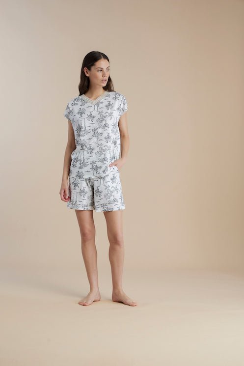 Pigiama Donna Noi di Notte FA9083 - Biancheria da sogno Pedata