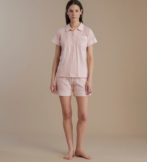 Pigiama Donna Noi di Notte FA9091 - Biancheria da sogno Pedata